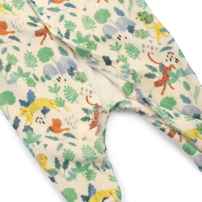 Pyjama en velours jungle La forêt de mawa - Moulin roty