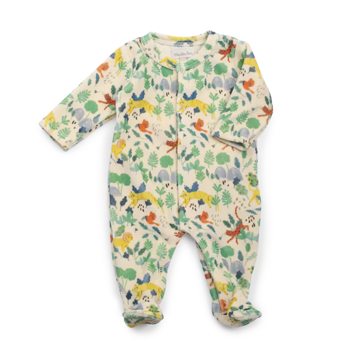 Pyjama en velours jungle La forêt de mawa - Moulin roty