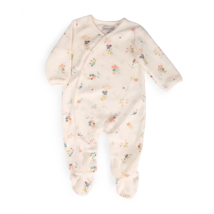 Pyjama en velours fleurs la petite école de danse - Moulin roty