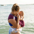 Aquabulle porte bébé aquatique prune - Néobulle