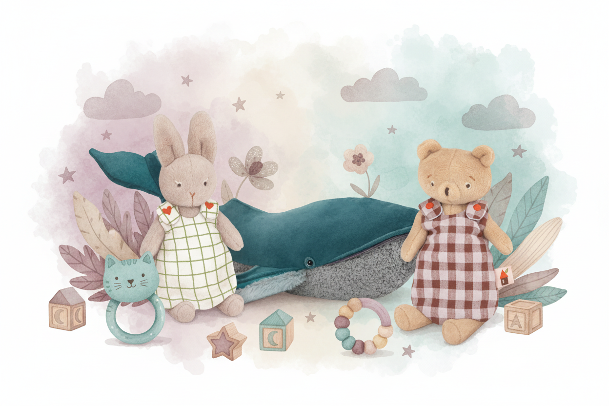 rajpute dedans mes produit aussi de doudou et peluche et eveil et jouet en illustration