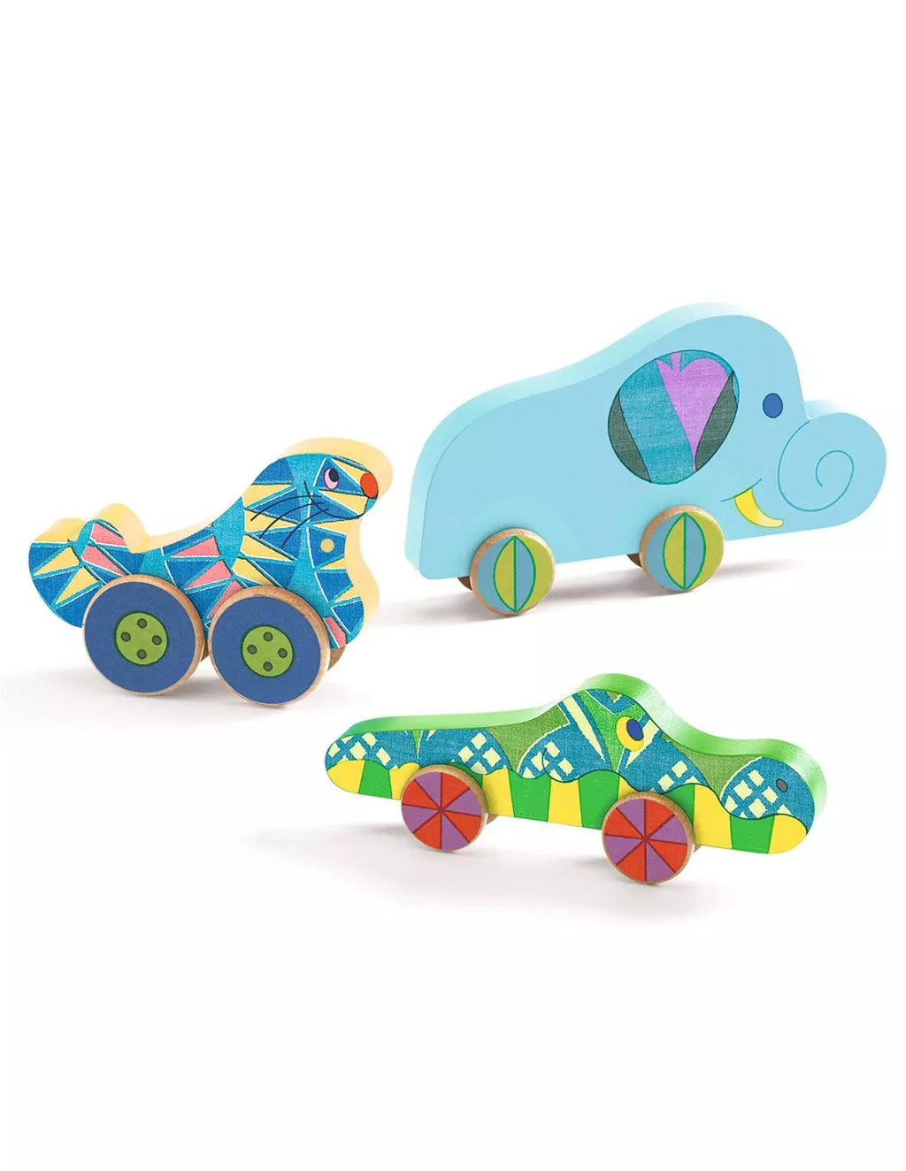 Puzz & Roll Bariolo en bois - Djeco