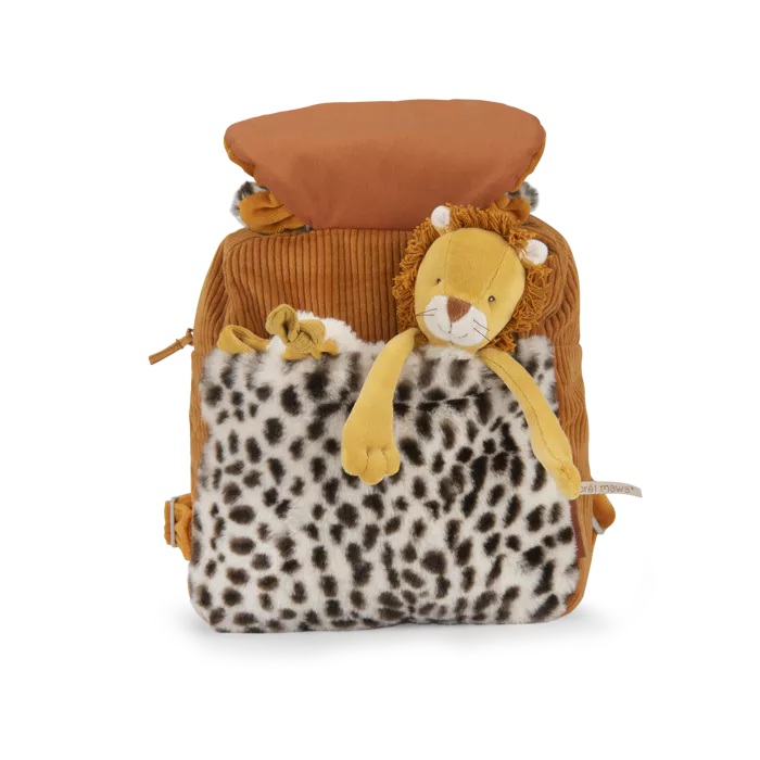 Sac à dos en tissus Léopard Taïgo - Moulin roty