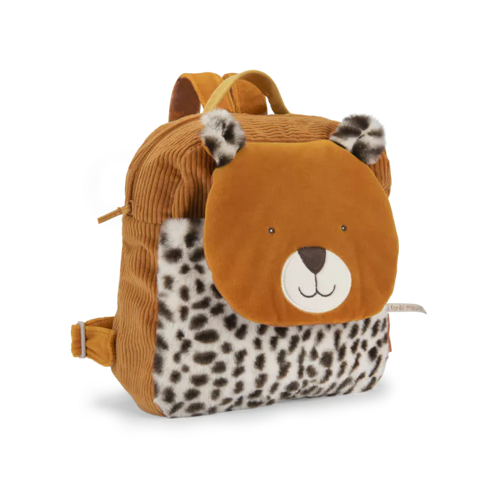 Sac à dos en tissus Léopard Taïgo - Moulin roty