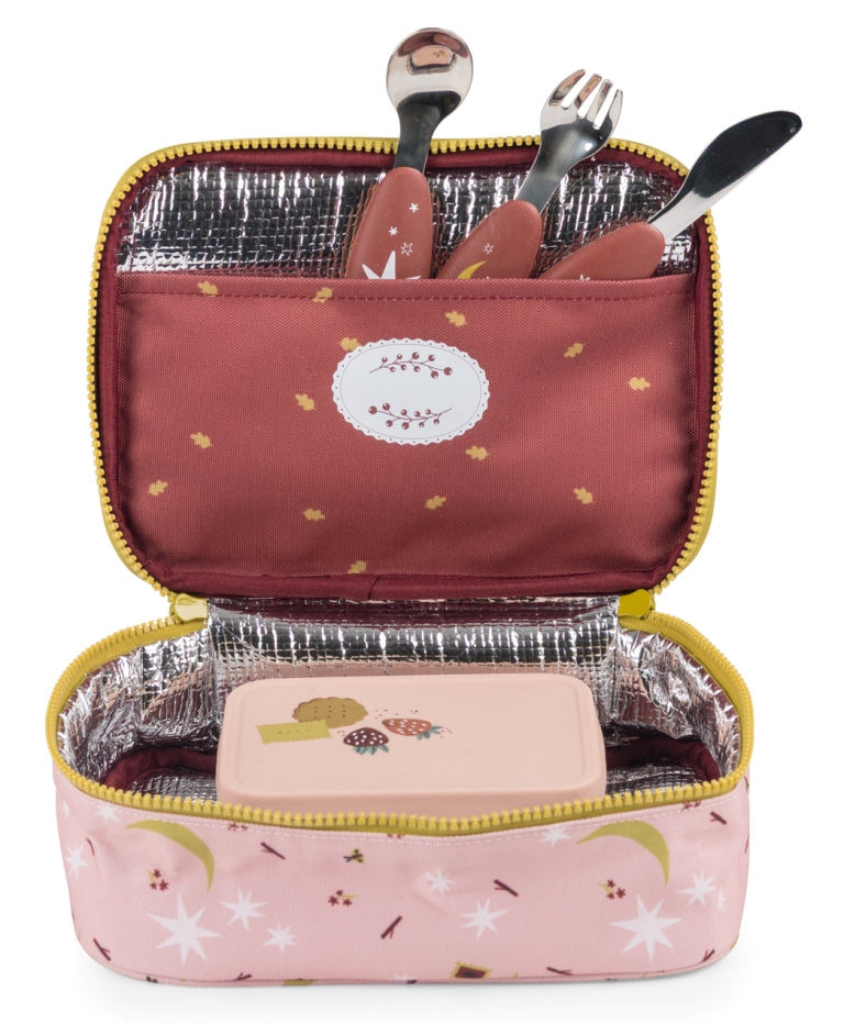 Sac isotherme rose Après la pluie - Moulin roty