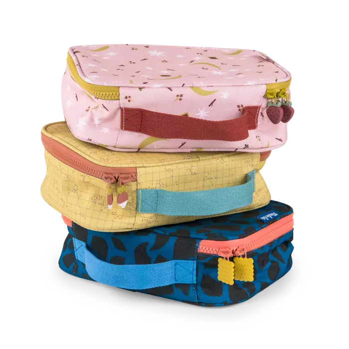 Sac isotherme ocre Trois petits lapins - Moulin roty