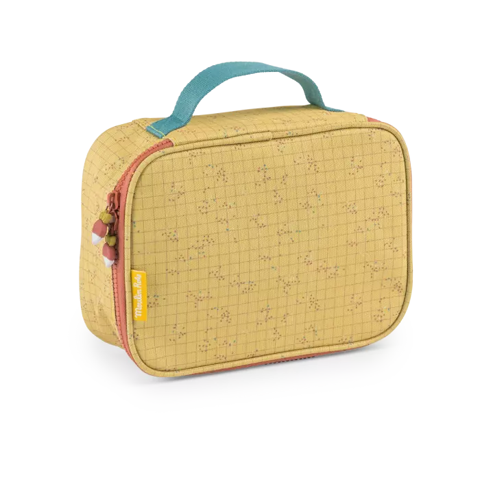Sac isotherme ocre Trois petits lapins - Moulin roty