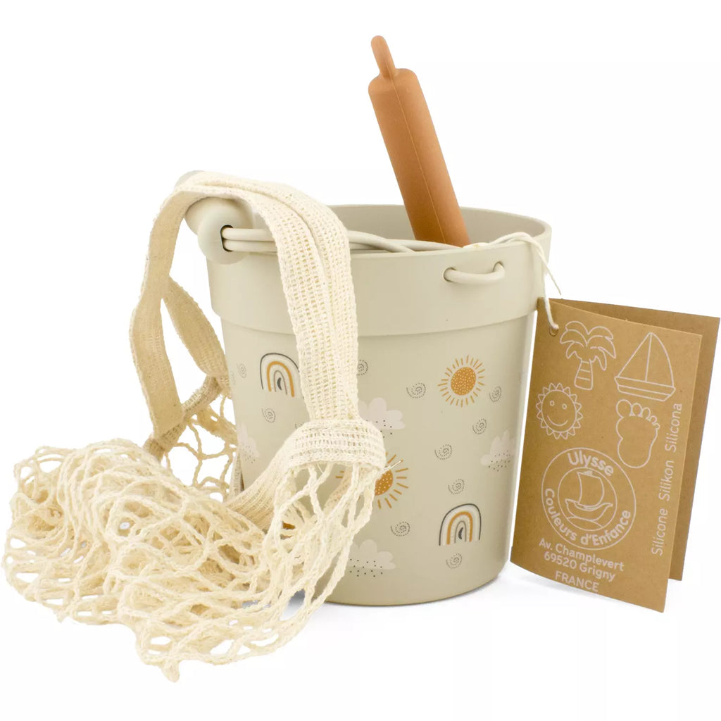 Seau de plage arc en ciel - Ulysse couleurs d'enfance