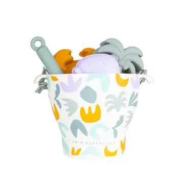 Seau de plage silicone Multicolor Abstrait - Swim essentials