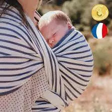 Echarpe de portage sans noeud tissé sling Malo - Néobulle