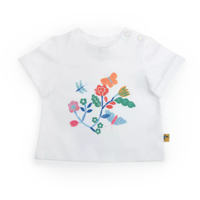 NOA T+shirt manches courtes Crèmes jungle - Moulin roty