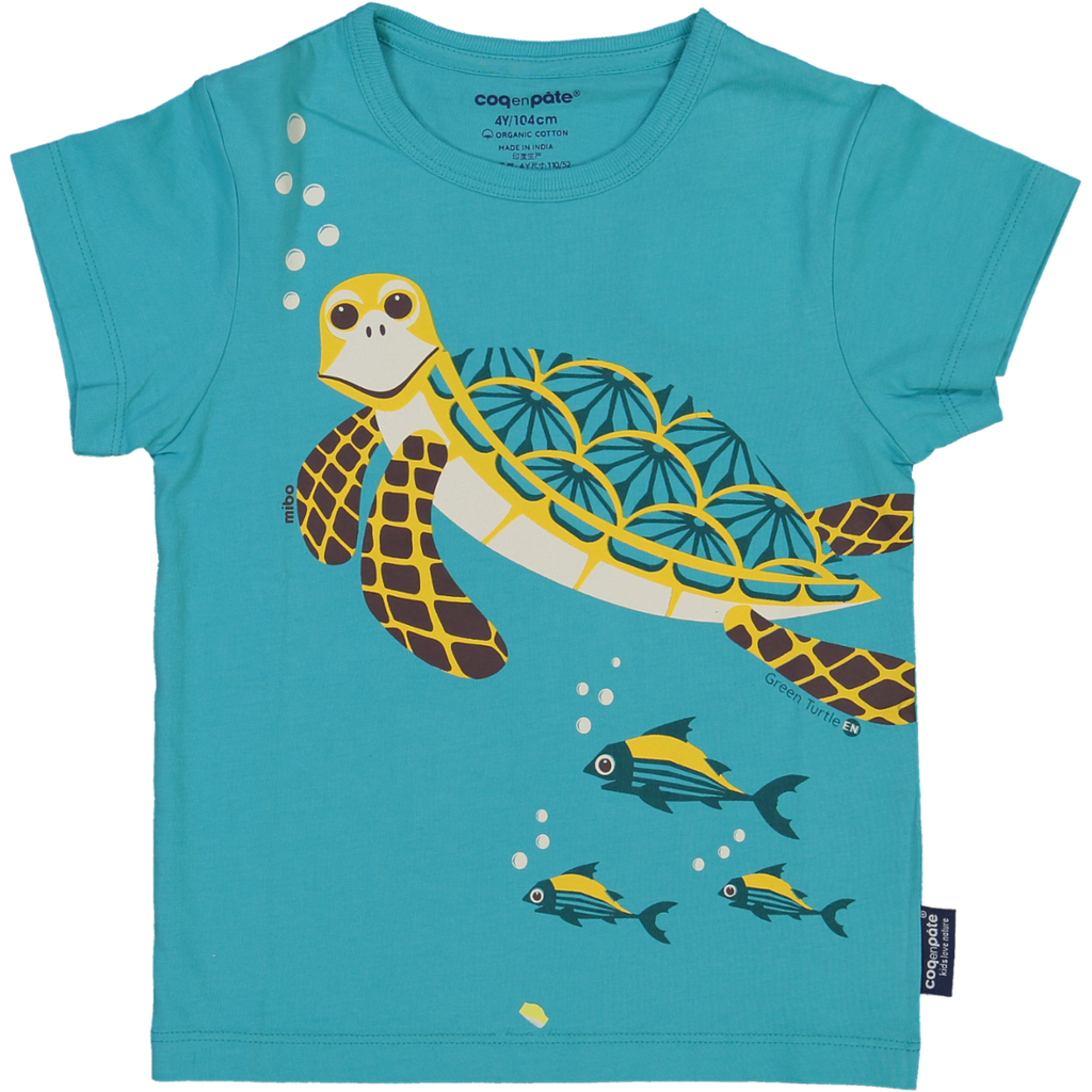 T-shirt manches courtes Tortue - Coq en pâte