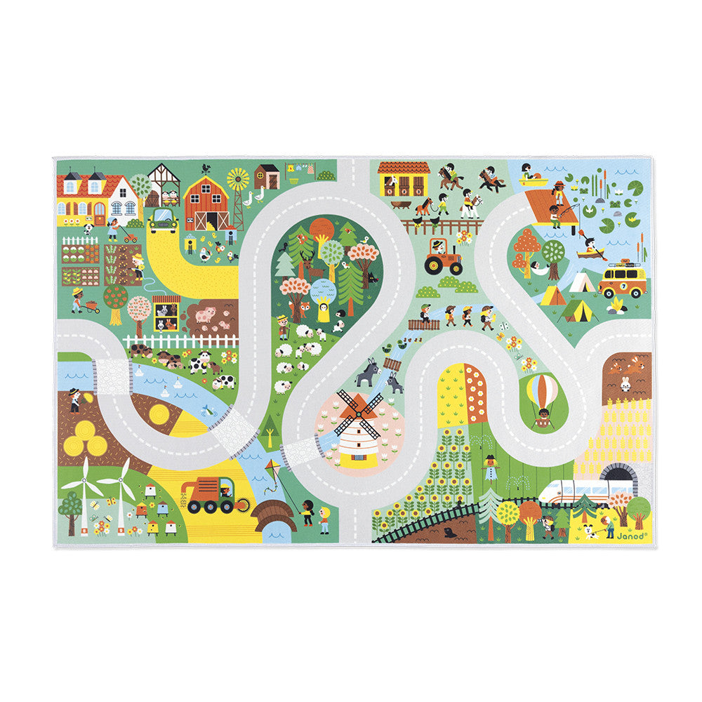 Tapis de chambre Circuit Campagne - Janod