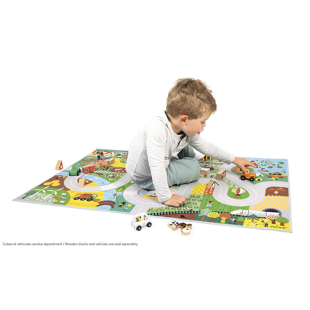Tapis de chambre Circuit Campagne - Janod
