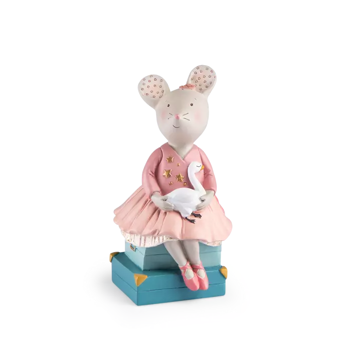 Tirelire souris la petite école de danse - Moulin roty