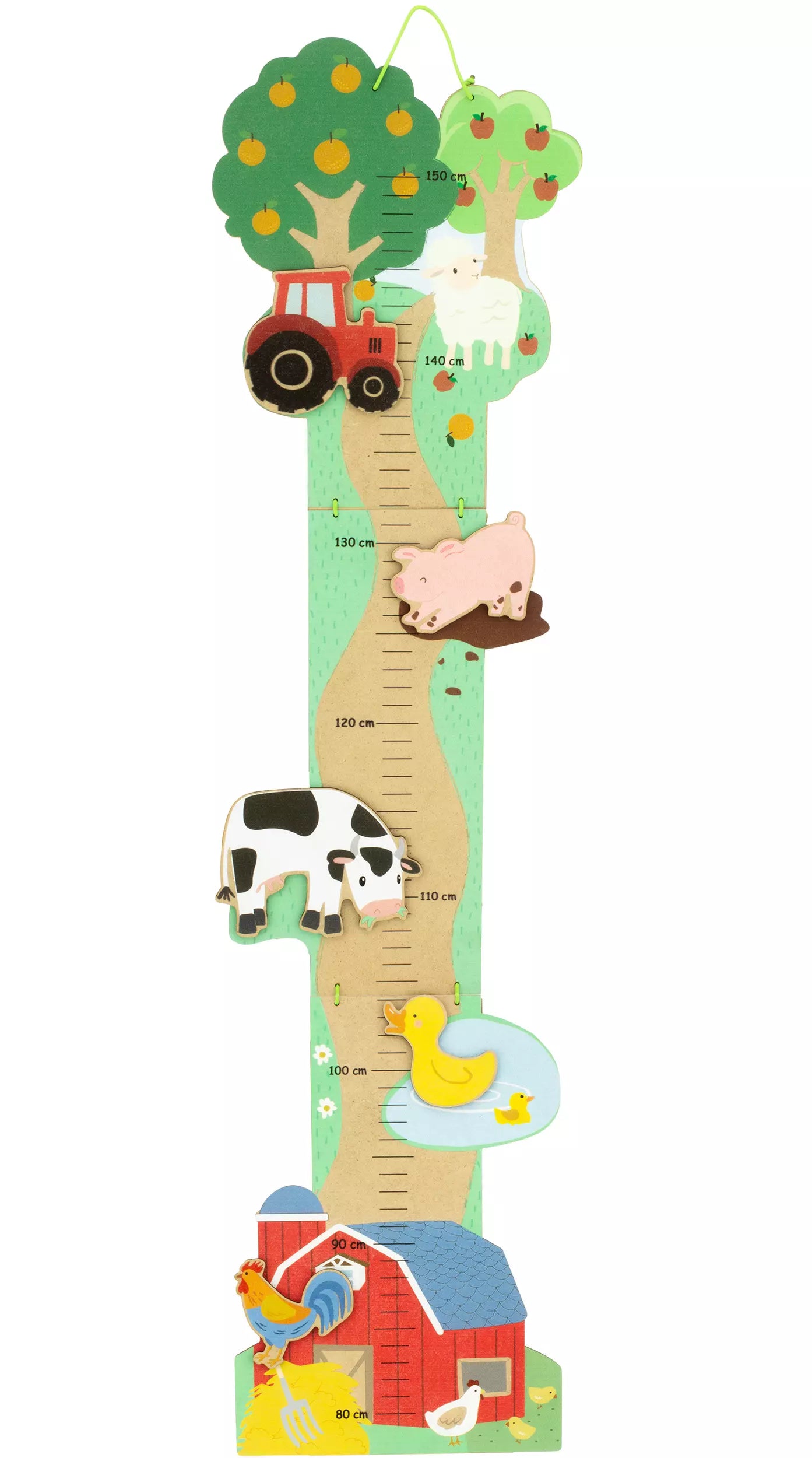 Toise en bois La ferme - Ulysse couleurs d'enfance
