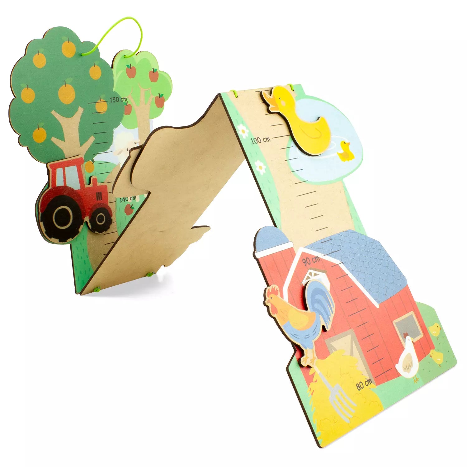 Toise en bois La ferme - Ulysse couleurs d'enfance