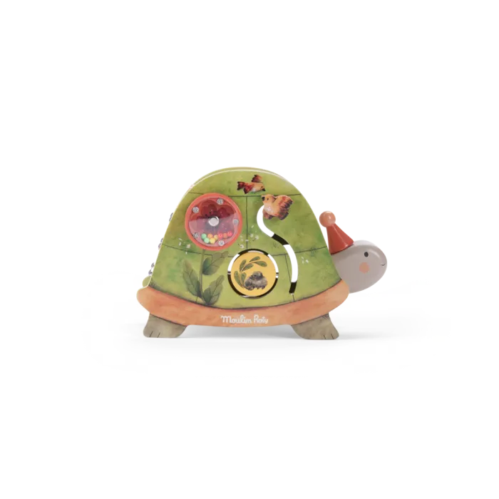 Tortue d'activités Trois petits lapins - Moulion roty