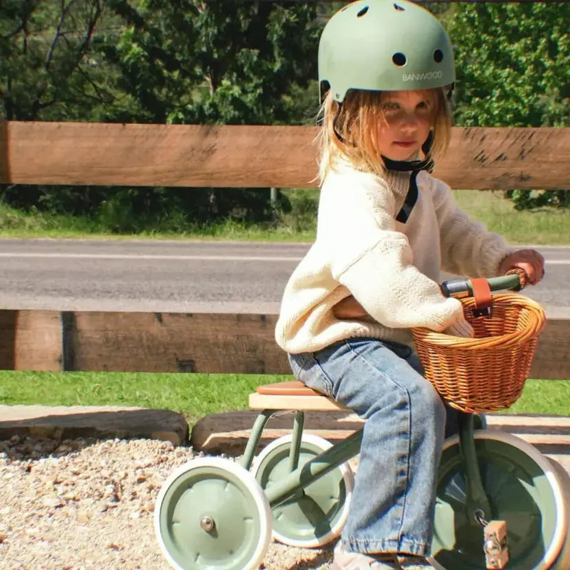 Trycicle 3-6 ans Vert forêt Vintage - Banwood