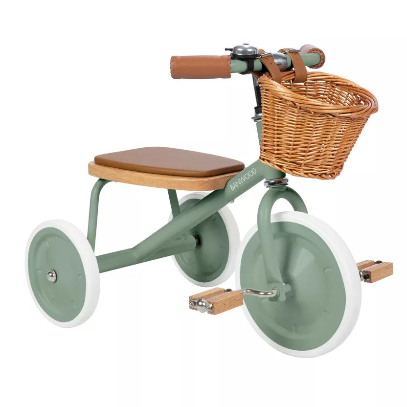 Trycicle 3-6 ans Vert forêt Vintage - Banwood