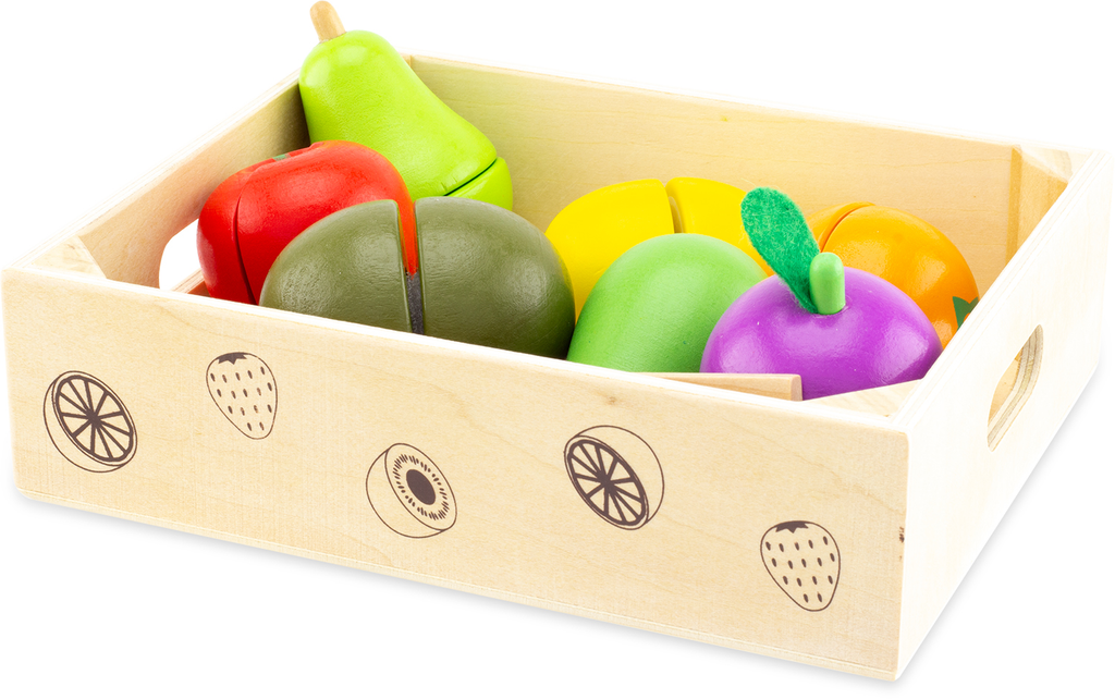A découper les fruits en bois - Ulysse couleurs d'enfance