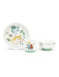 Coffret vaisselle porcelaine la foret de Mawa - Moulin roty