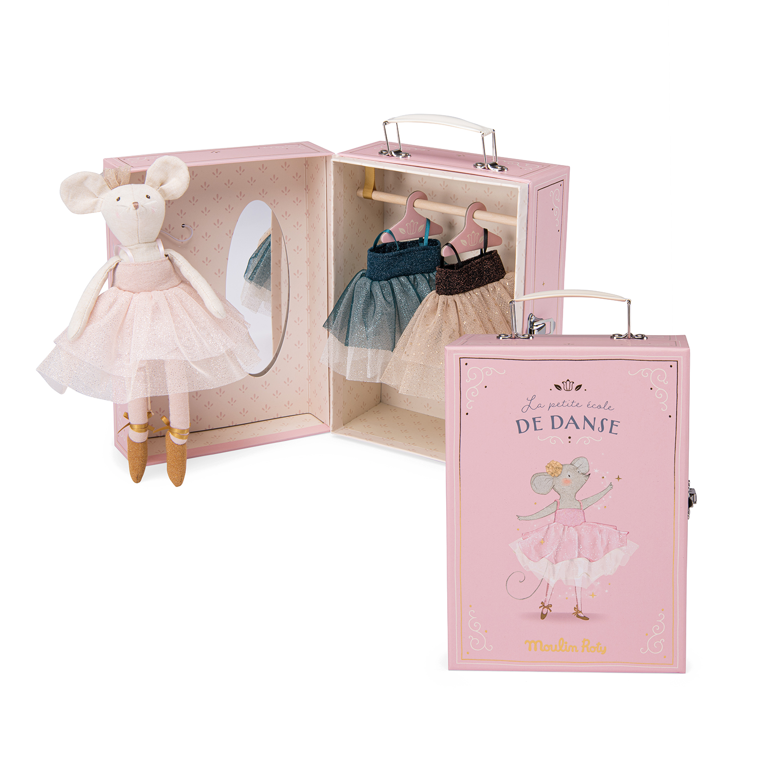 Valise à tutus souris la petite école de danse - Moulin roty