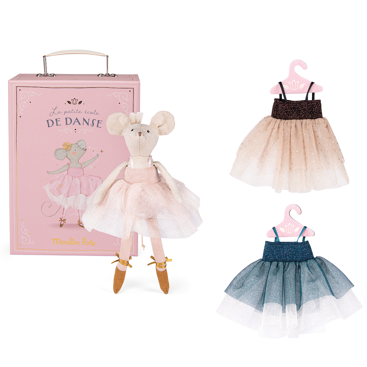 Valise à tutus souris la petite école de danse - Moulin roty