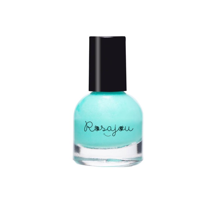 Vernis à ongle à l'eau et pelliculable vert "Lagon" - Rosajou