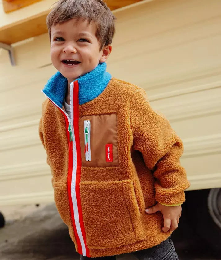 Veste polaire Blue camel enfant - Hello Hossy