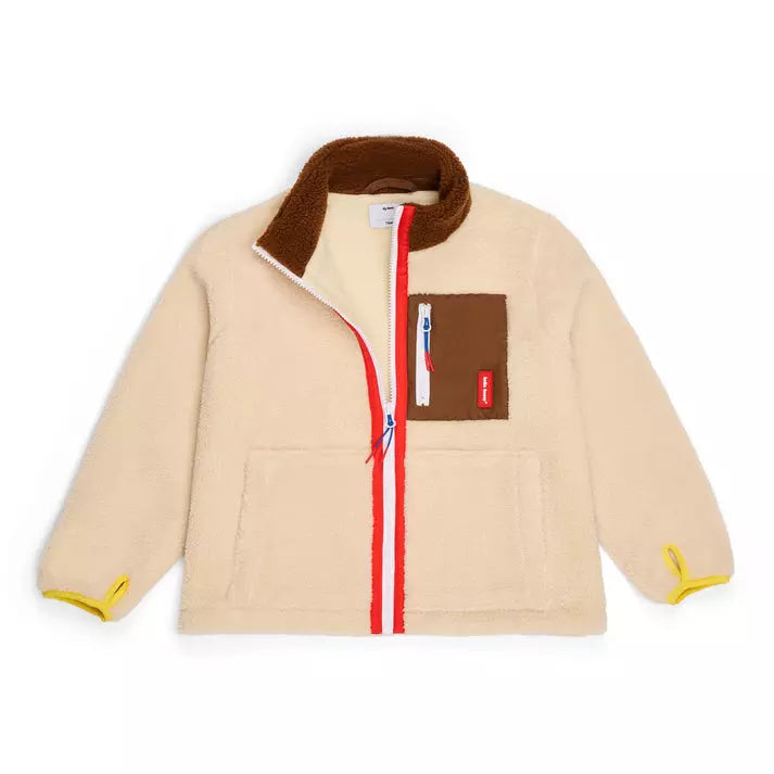 Veste polaire creamy camel enfant - Hello hossy