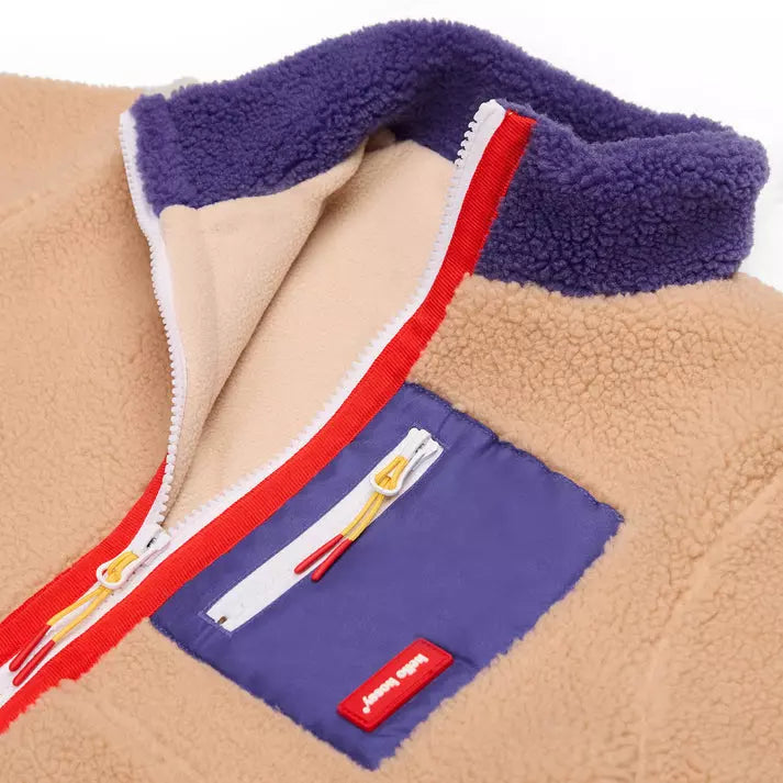 Veste polaire Plum beige enfant - Hello hossy