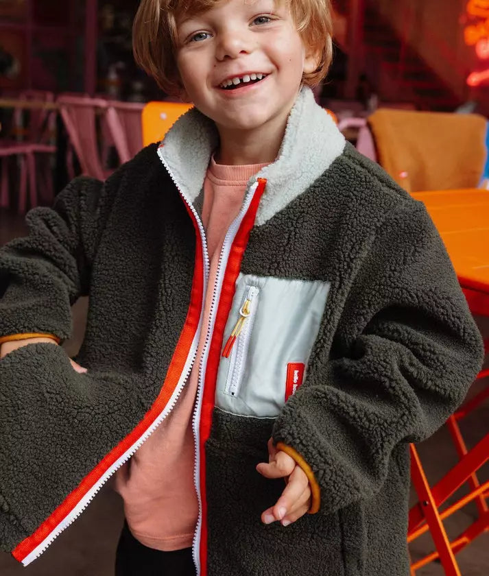 Veste polaire fluffly forest enfant - Hello hossy