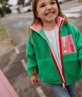 Veste polaire enfant green candy - Hello hossy