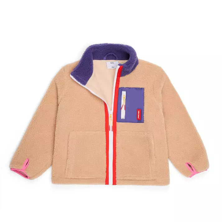 Veste polaire Plum beige enfant - Hello hossy