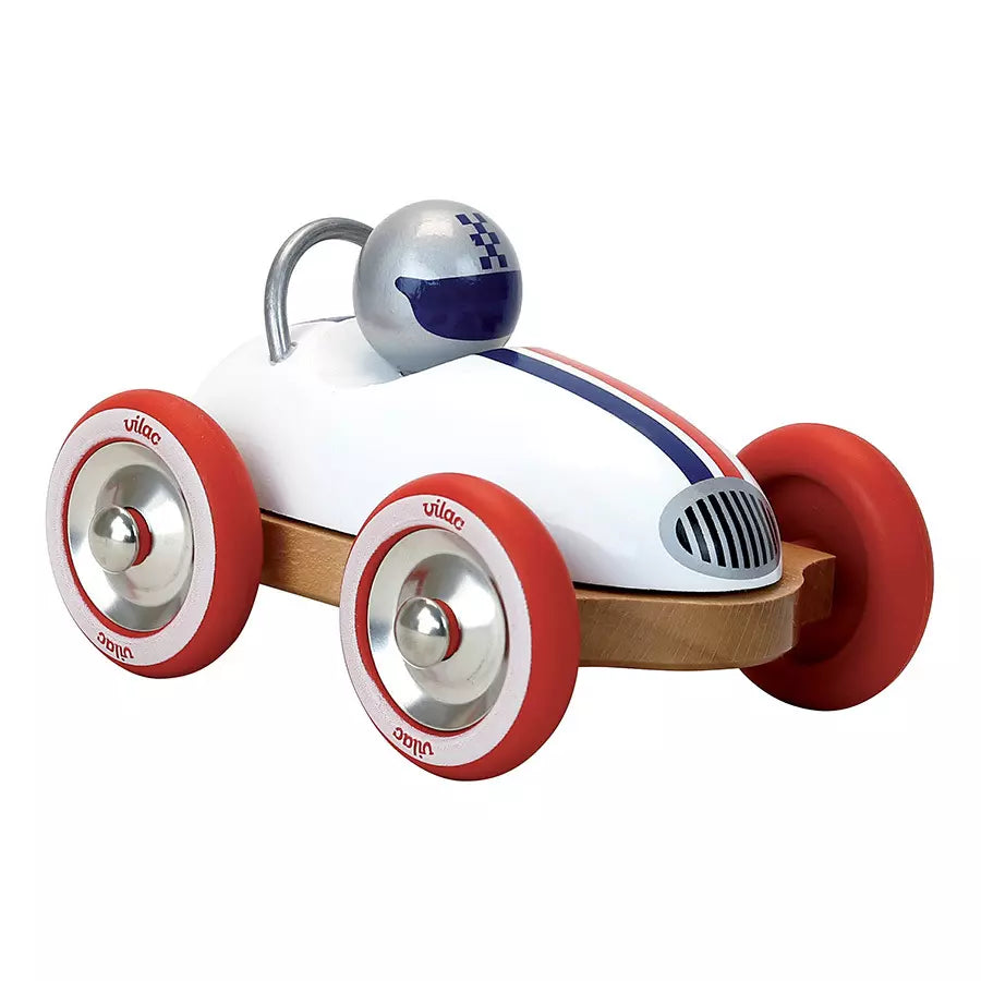 Voiture en bois Roadster blanc - Vilac